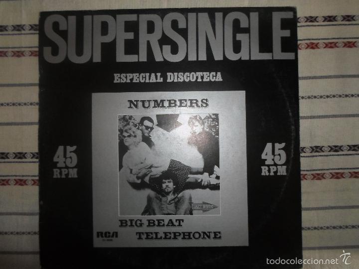 Discos de vinilo: SUPERSINGLE ESPECIAL DISCOTECA NUMBERS - Foto 1
