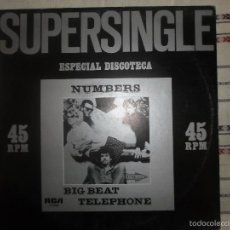 Discos de vinilo: SUPERSINGLE ESPECIAL DISCOTECA NUMBERS. Lote 57190499