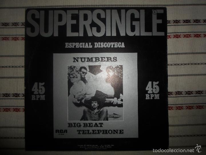 Discos de vinilo: SUPERSINGLE ESPECIAL DISCOTECA NUMBERS - Foto 3