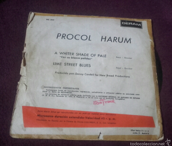 Discos de vinilo: Vinilo Procol Harum disco de vinilo - Foto 2