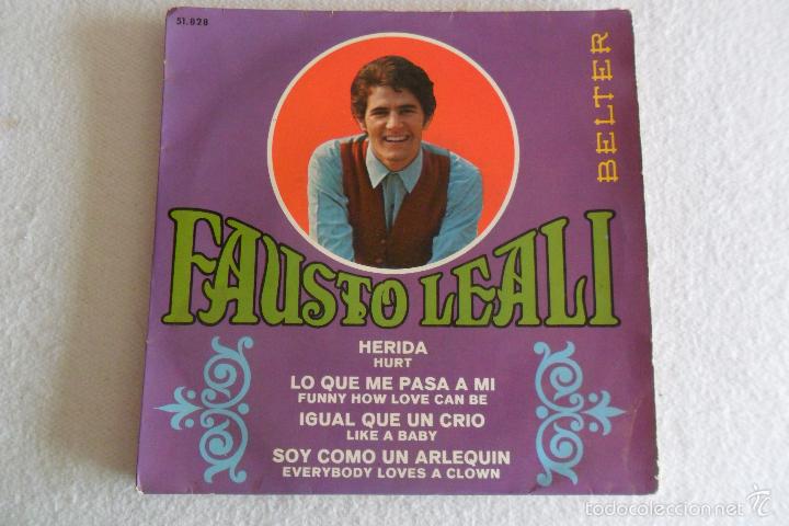 Discos de vinilo: FAUSTO LEALI - HERIDA + 3 EP 1967 - Foto 1