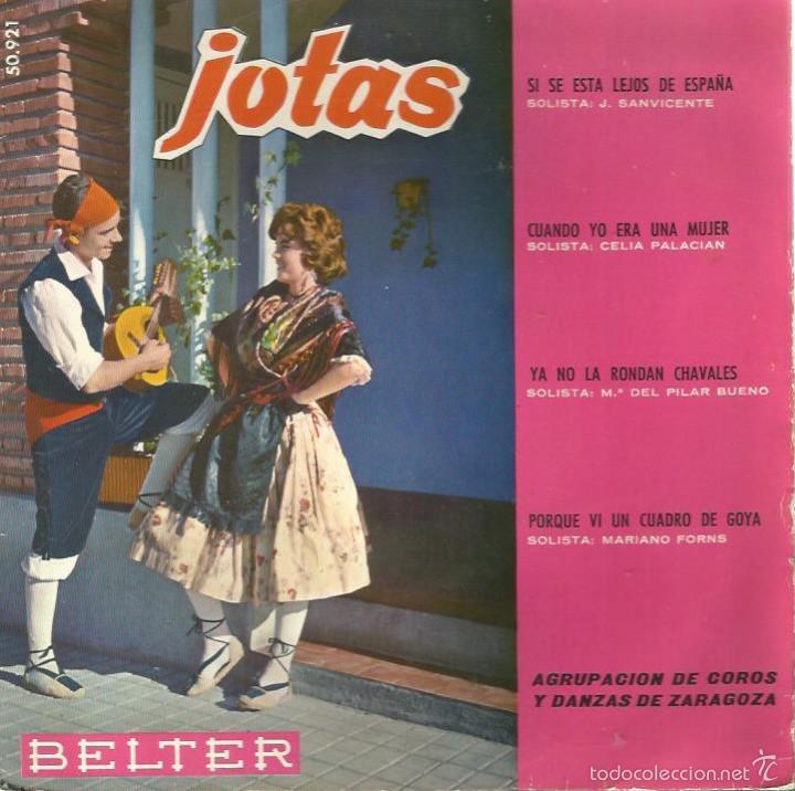 Discos de vinilo: EP ARAGON FOLK : JOTAS - Foto 1