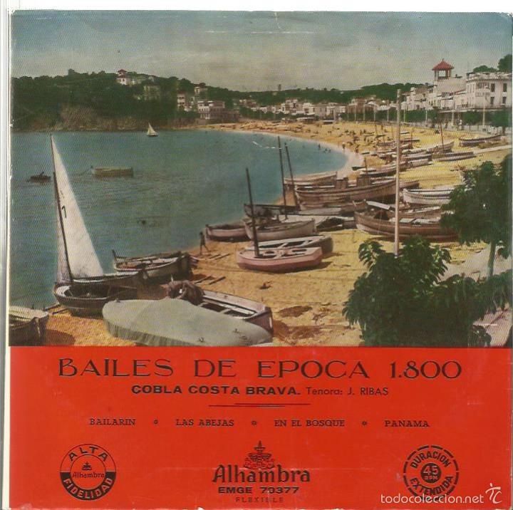 Discos de vinilo: EP COBLA COSTA BRAVA ( BAILES DE EPOCA ) : BAILARIN - Foto 1