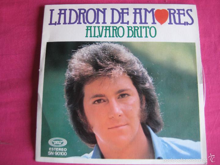 Disques de vinyle: ALVARO BRITO Sg MOVIEPLAY 1976  ladron de amores/ carretera de madrid