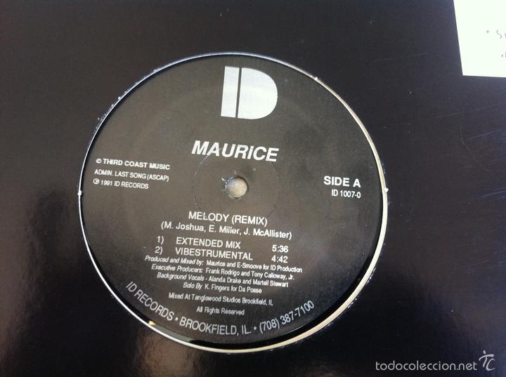 Discos de vinilo: 12 MAXI-MAURICE-MELODY-REMIX - Foto 1