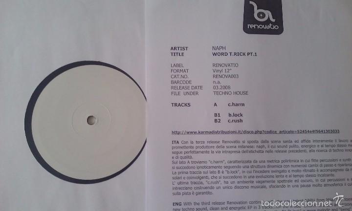 Discos de vinilo: Naph - Word T.Rick Pt1 - 2008 - Foto 1