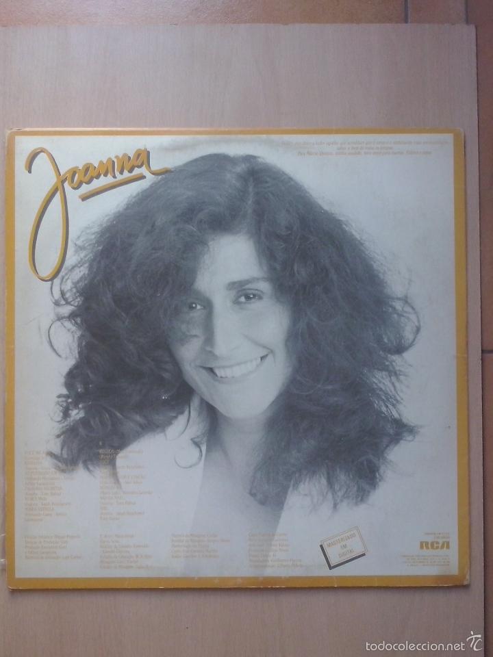 Discos de vinilo: joanna- lp rca 1984 brazil - Foto 2