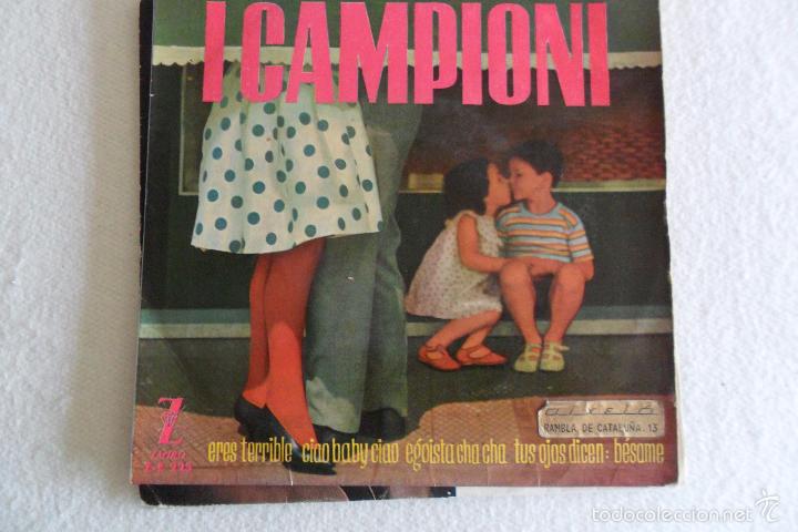 Discos de vinilo: I CAMPIONI - ERES TERRIBLE + 3 EP 1961 - Foto 1