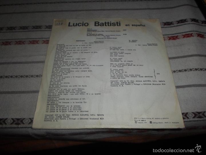 Discos de vinilo: LUCIO BATTISTI RESPIRANDO - Foto 2
