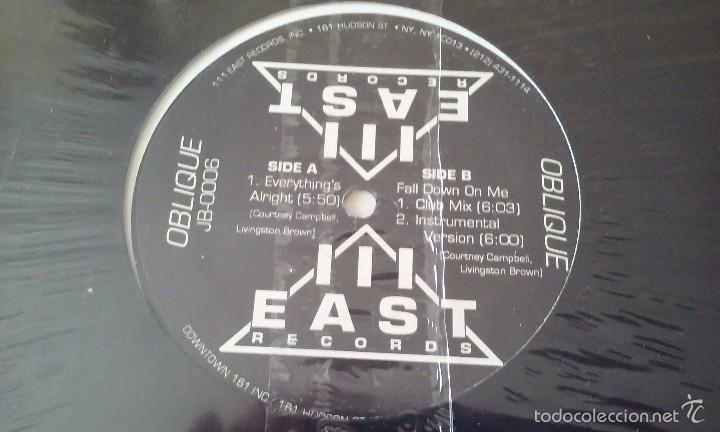 Discos de vinilo: Oblique - Everythings Alright / Fall Down On Me - 1991 - Foto 1