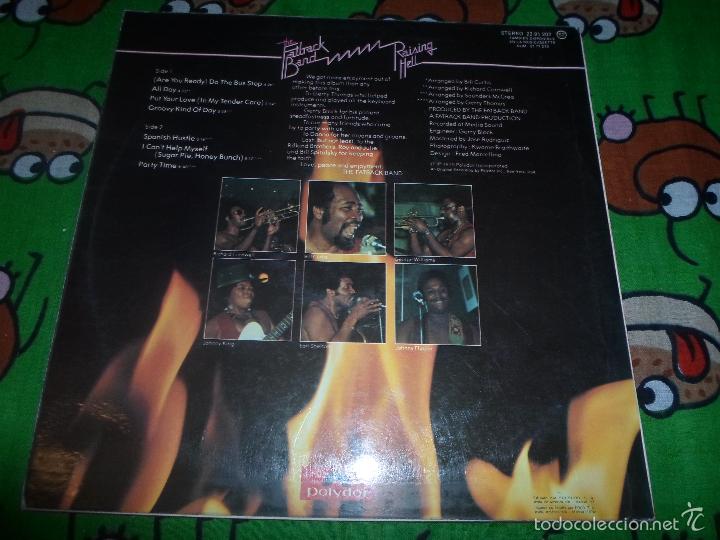 Discos de vinilo: THE FATBACK BAND - RAISING HELL - Foto 3