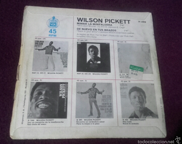 Discos de vinilo: Vinilo Wilson Pickett - Foto 2