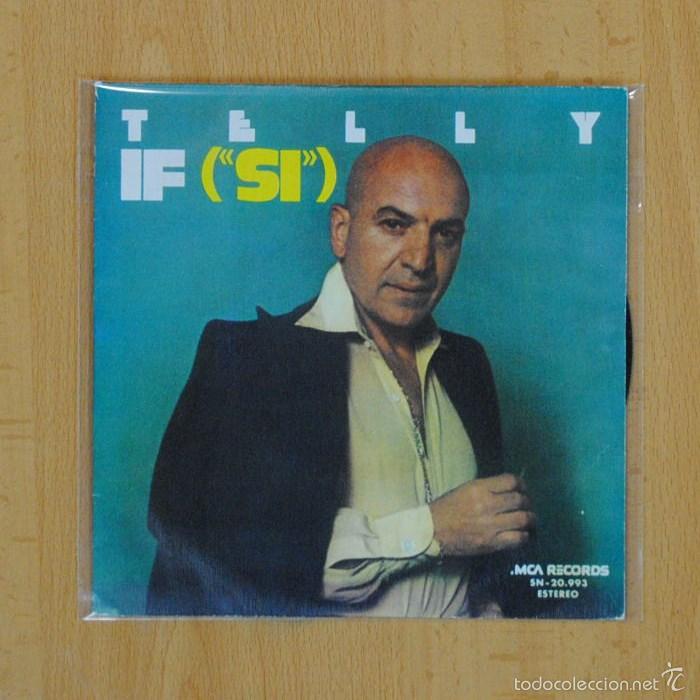 Discos de vinilo: TELLY SAKVAKAS - IF - SINGLE - Foto 1