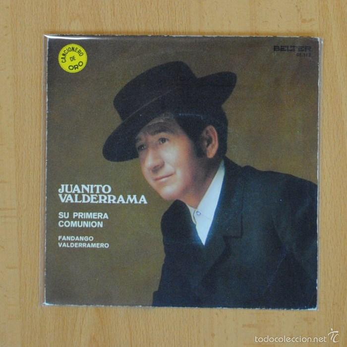 Discos de vinilo: JUANITO VALDERRAMA - SU PRIMERA COMUNION - SINGLE - Foto 1