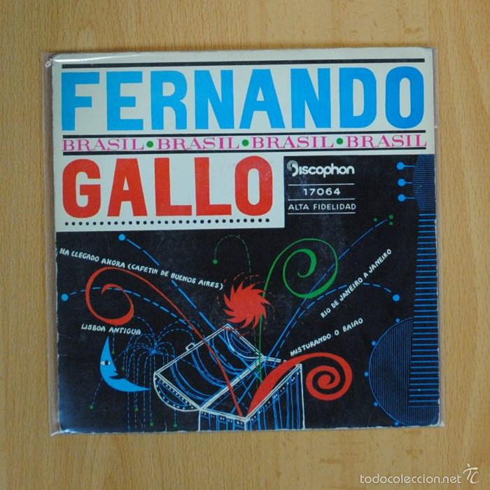 Disques de vinyle: FERNANDO GALLO - HA LLEGADO AHORA + 3 - EP