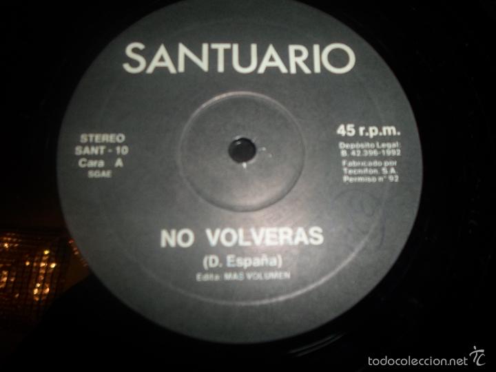 Discos de vinilo: SANTUARIO - MAXI - NO VOLVERAS - Foto 2