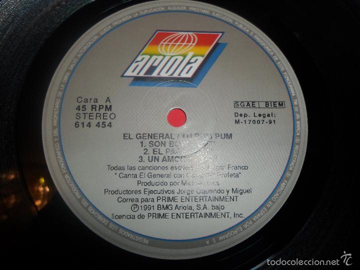 Discos de vinilo: EL GENERAL &ndash; TU PUM PUM - Foto 2