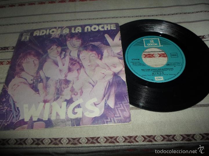 Discos de vinilo: ADIOS A LA NOCHE WINGS - Foto 1