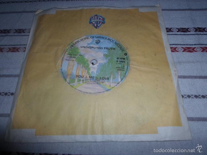 Discos de vinilo: UNDISPUTED TRUTH YOU ME=LOVE - Foto 1