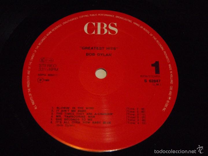 Discos de vinilo: Bob Dylan &ndash; Greatest Hits Holanda 1980 CBS* - Foto 5