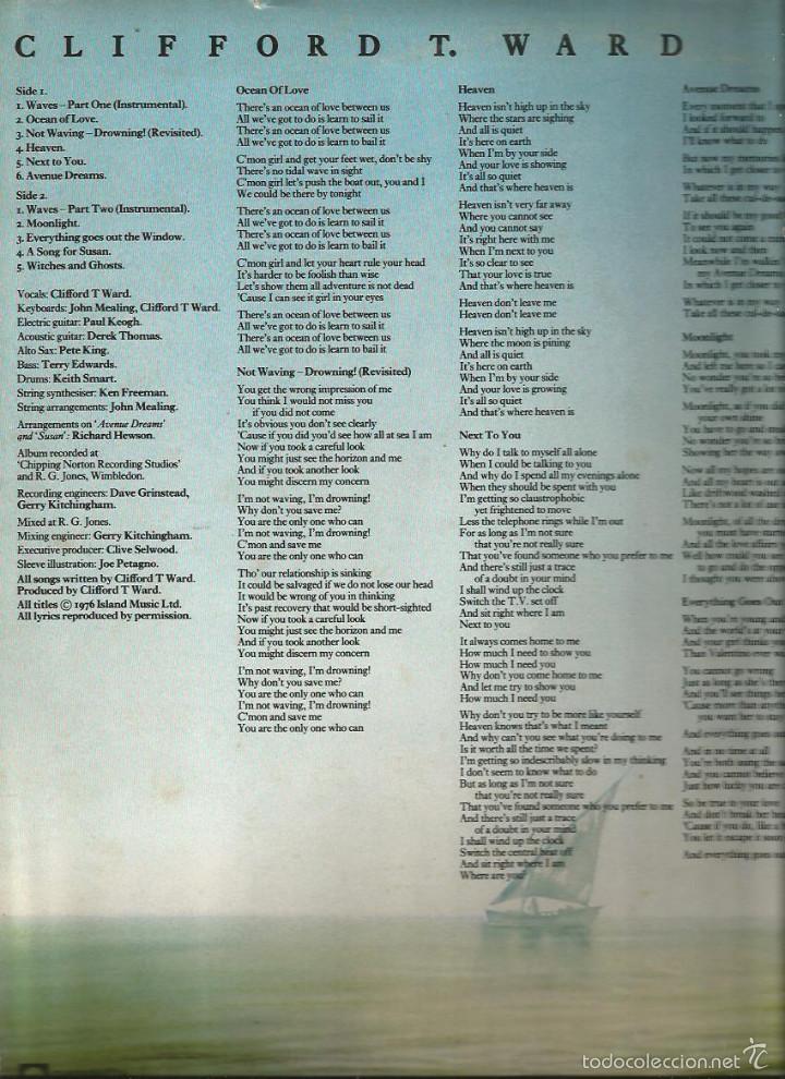 Discos de vinilo: LP CLIFFORD T. WARD : WAVES - Foto 2