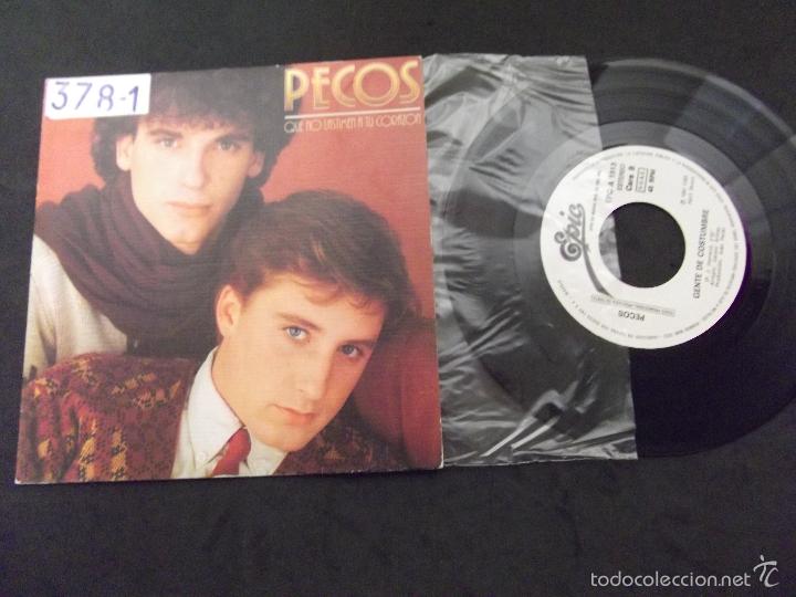 Discos de vinil: PECOS-DISCO SINGLE-SG14-PROMOCIONAL-QUE NO LASTIMEN A TU CORAZON-GENTE DE COSTUMBRE-1981