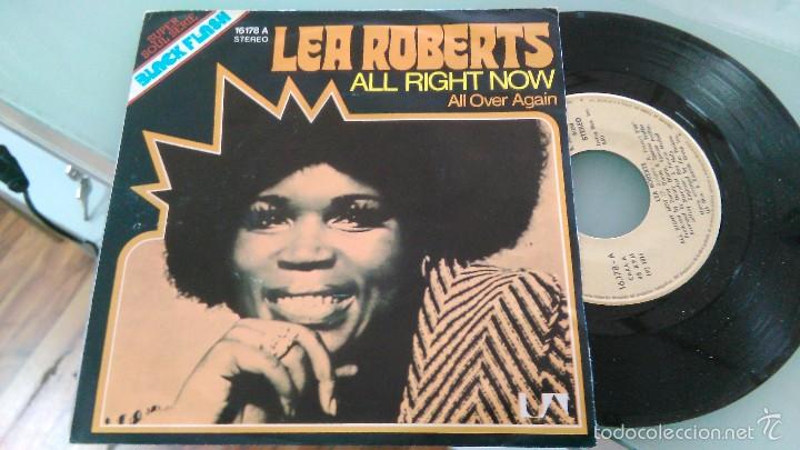 Discos de vinilo: Lea Roberto single all right now.espa&ntilde;a 1975 - Foto 1