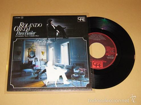 Discos de vinilo: ROLANDO OJEDA - PARA BAILAR - SINGLE - 1984 - Foto 1