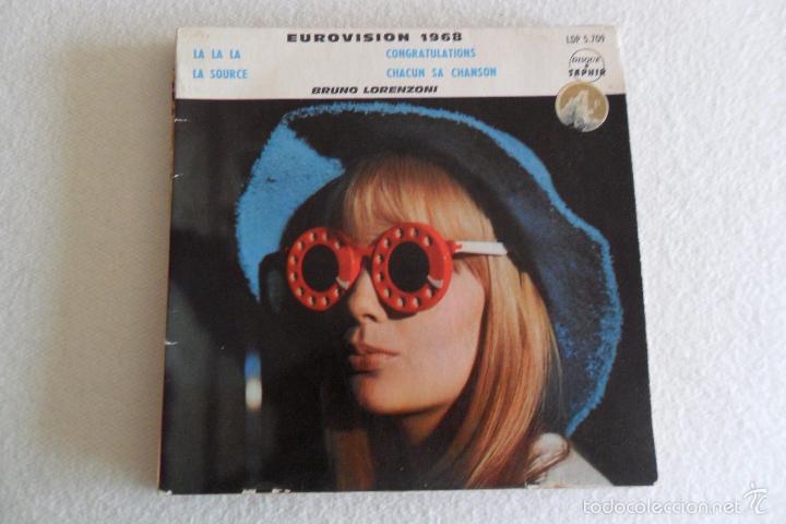 Discos de vinilo: BRUNO LORENZONI - LA LA LA + 3 EP FRANCE - Foto 1