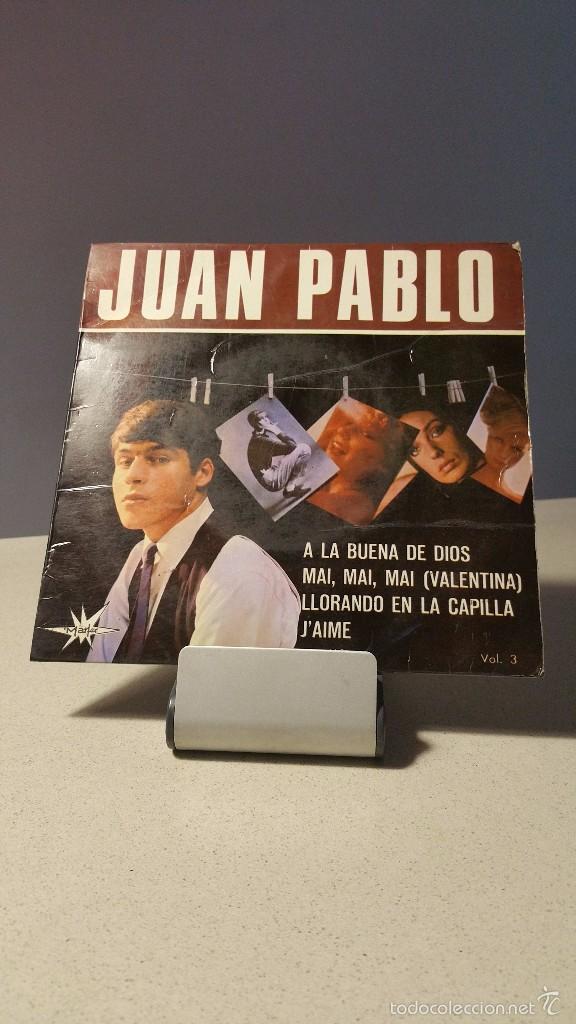 Discos de vinilo: JUAN PABLO A LA BUENA DE DIOS +3 EP - Foto 1