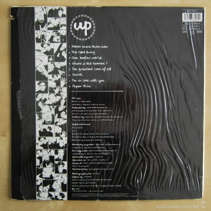 Discos de vinilo: ABC - UP - VINILO ORIGINAL 1989 EDICION PHONOGRAM MERCURY - Foto 3