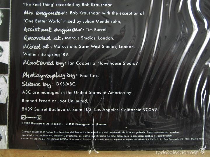 Discos de vinilo: ABC - UP - VINILO ORIGINAL 1989 EDICION PHONOGRAM MERCURY - Foto 5