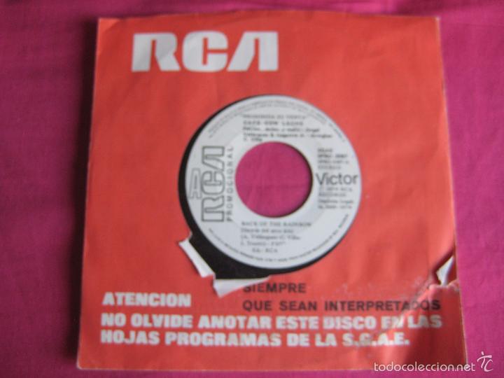 Disques de vinyle: CAFE CON LECHE Sg RCA PROMOCIONAL 1974 back on the rainbow/ this train can't be late  SUNSHINE PSYCH
