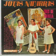 Discos de vinilo: TRES DE TAFALLA EP SELLO DISCOPHON AÑO 1965 EDITADO EN ESPAÑA JOTAS NAVARRAS