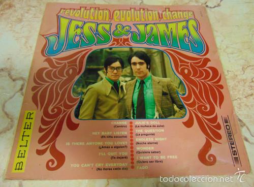 Discos de vinilo: JESS & JAMES - EVOLUTION REVOLUTION CHANGE - lp belter 1969 - Foto 1