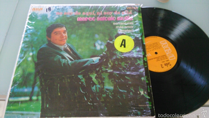 Dischi in vinile: Marco antonio mu&ntilde;iz lp no soy de aqui,ni soy de alla.mexico