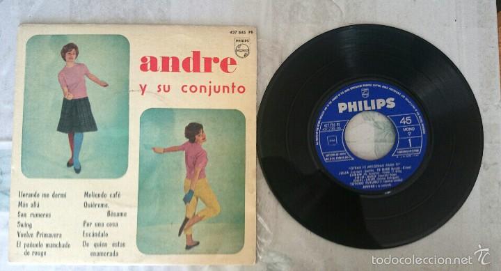 Discos de vinilo: ANDRE Y SU CONJUNTO: LLORANDO ME DORMI (PHILIPS 1963) - Foto 1