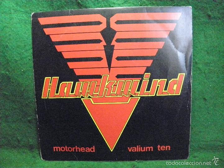 Discos de vinilo: HAWKWIND - MOTORHEAD - VALIUM TEN - SINGLE 1981 - Foto 1