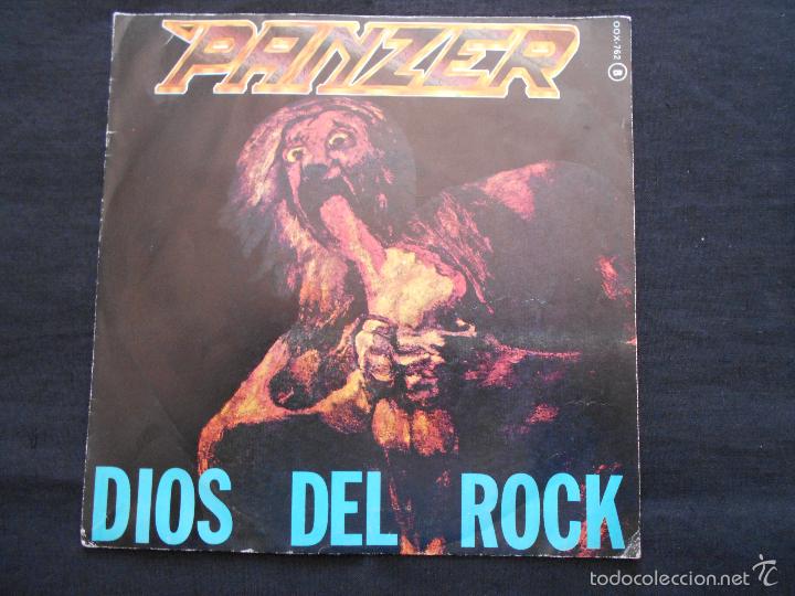 Discos de vinilo: PANZER // DIOS DEL ROCK - ARRIBA // DISCO PROMOCIONAL - Foto 1