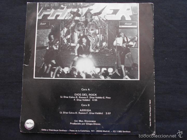 Discos de vinilo: PANZER // DIOS DEL ROCK - ARRIBA // DISCO PROMOCIONAL - Foto 2