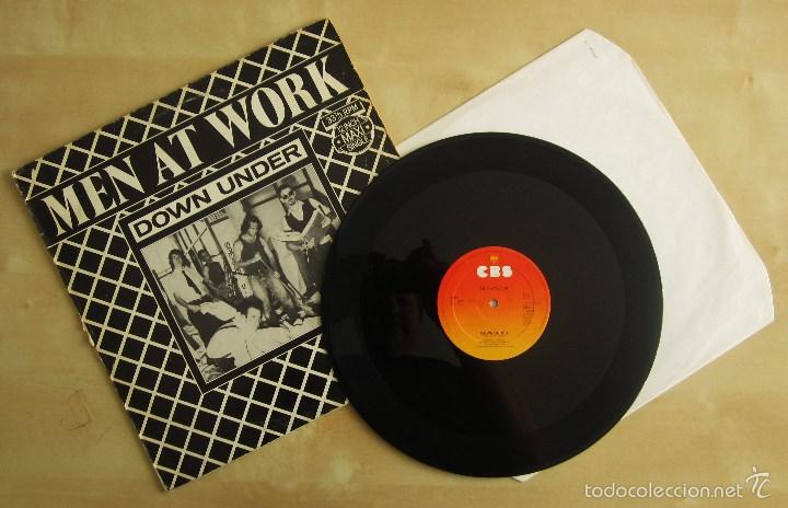 Discos de vinilo: MEN AT WORK - DOWN UNDER - MAXI VINILO ORIGINAL 1981 EDICION CBS AUSTRALIA - Foto 1