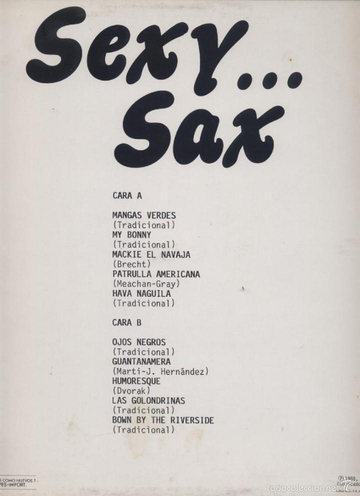 Discos de vinilo: SEXY...SAX - Foto 2