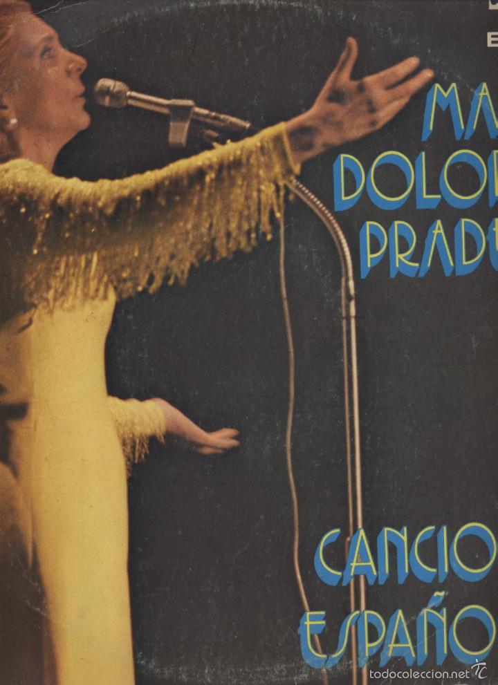 Discos de vinilo: MARIA DOLORES PRADERA- CANCIONES ESPA&Ntilde;OLAS - Foto 1