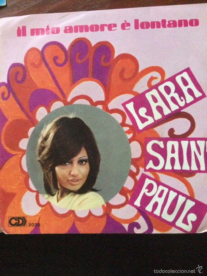 Discos de vinilo: LARA SAINT PAUL-IL MIO AMORE E LONTANO-RARO-NUEVO!!