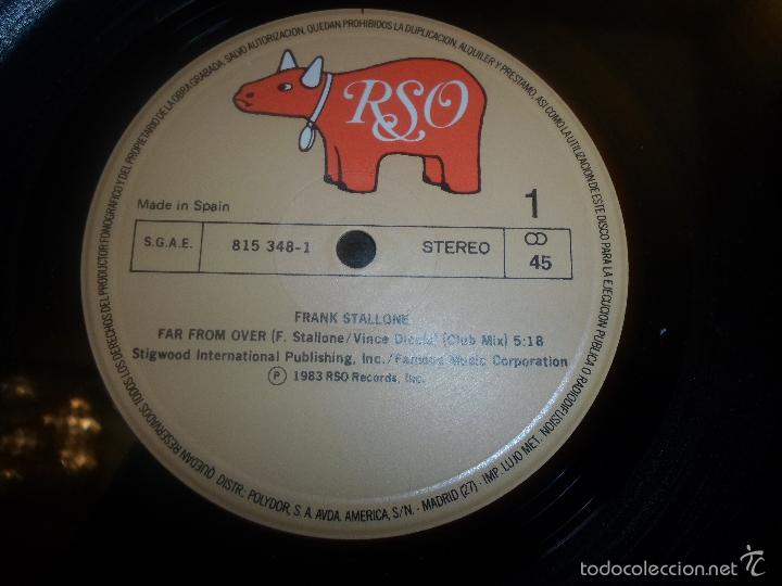 Discos de vinilo: FRANK STALLONE - FAR FROM OVER - Foto 2