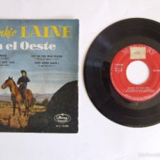 Discos de vinilo: EP FRANKIE LAINE EN EL OESTE MULE TRAIN CRY OF THE WILD GOOSE TWO LOVES HAVE I THAT LUCKY OLD SUN 