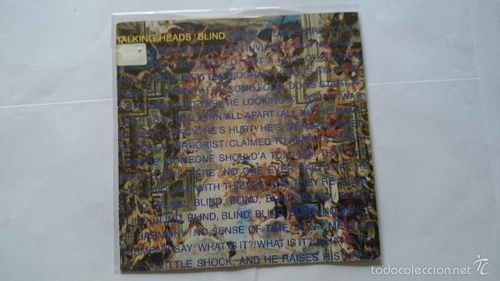 Discos de vinilo: TALKING HEADS - BLIND (CIEGO) / BILL (1988) - Foto 1