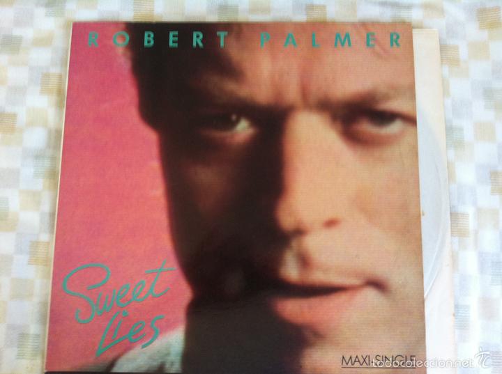 Discos de vinilo: 12 MAXI-ROBERT PALMER-SWEET LIES - Foto 2