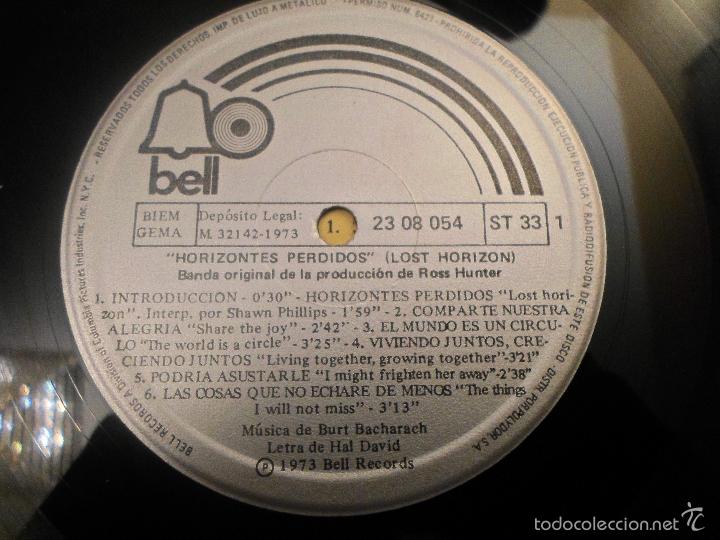 Discos de vinilo: HORIZONTES PERDIDOS. BURT BACHARACH.BSO.LP - Foto 2