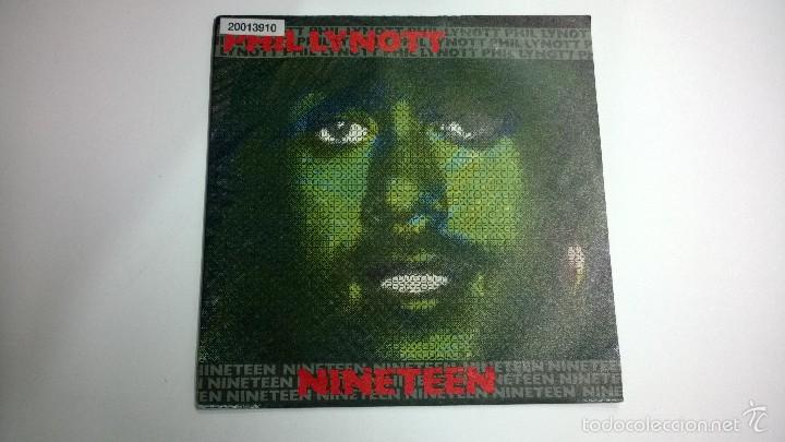 Discos de vinilo: Phil Lynott.Nineteen.SINGLE.ESPA&Ntilde;A 1985.POLYDOR. - Foto 1